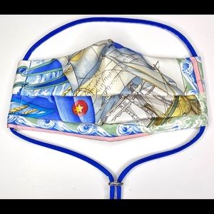 Luxury Face Mask Handcrafted With Designer Scarf